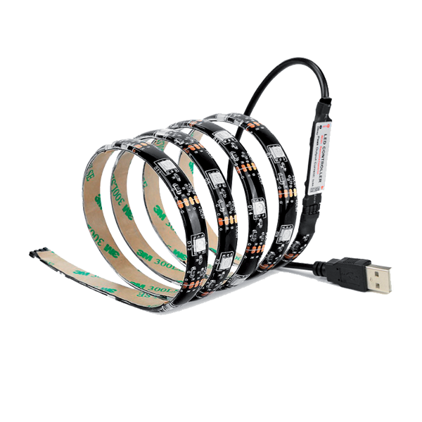 USB LED TRAK 5050 5VDC 30PCS/M IP20 RGB 3m